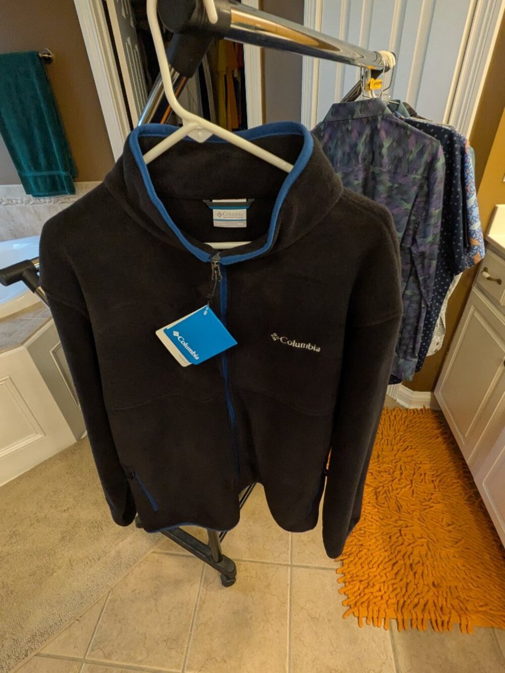 Columbia Men's Fleece 1/4 Zip, Size XXL, NWT